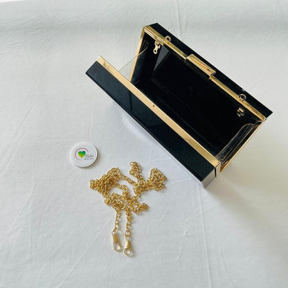 Box Clutch - Black