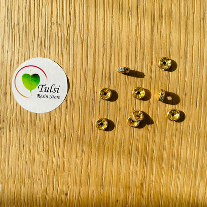 Diamond Beads (A) - Golden (10 Gram)