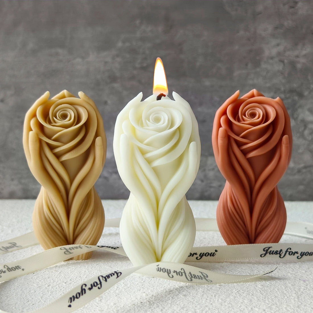 Rose Candle Mould (E)