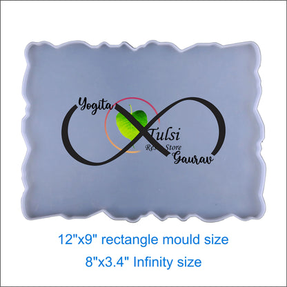 Custom Insert Sheet - Couple Infinity Frame