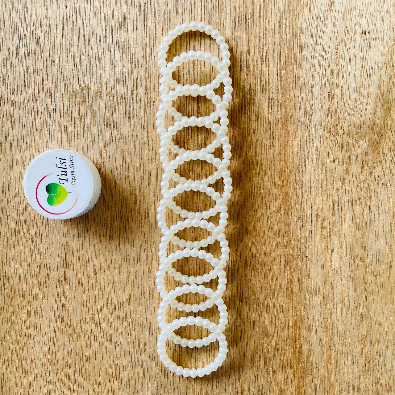 White Pearl Ring (A) - 1.5"