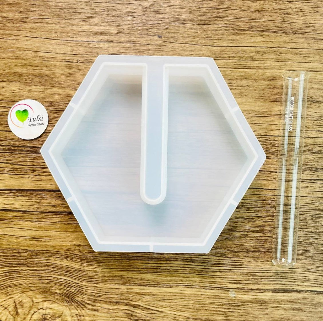 Hexagon Plantern Mould With Test Tube (B)