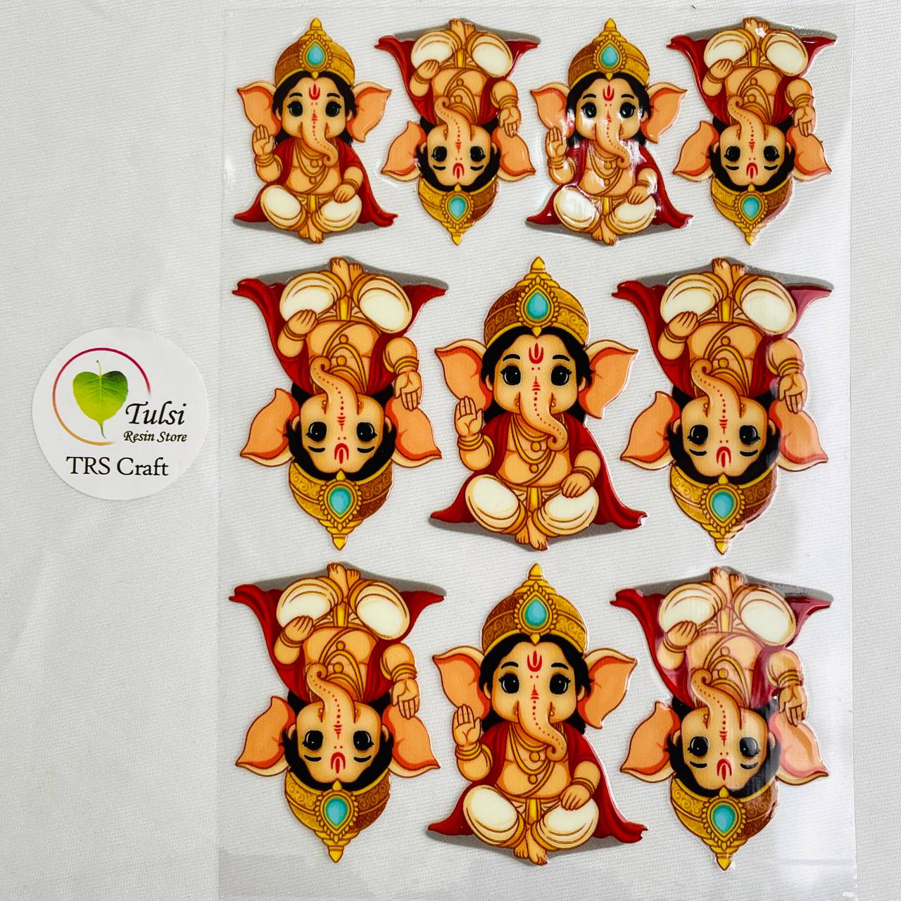 A6 UV DTF Sticker - God Idols Ganesha (C)