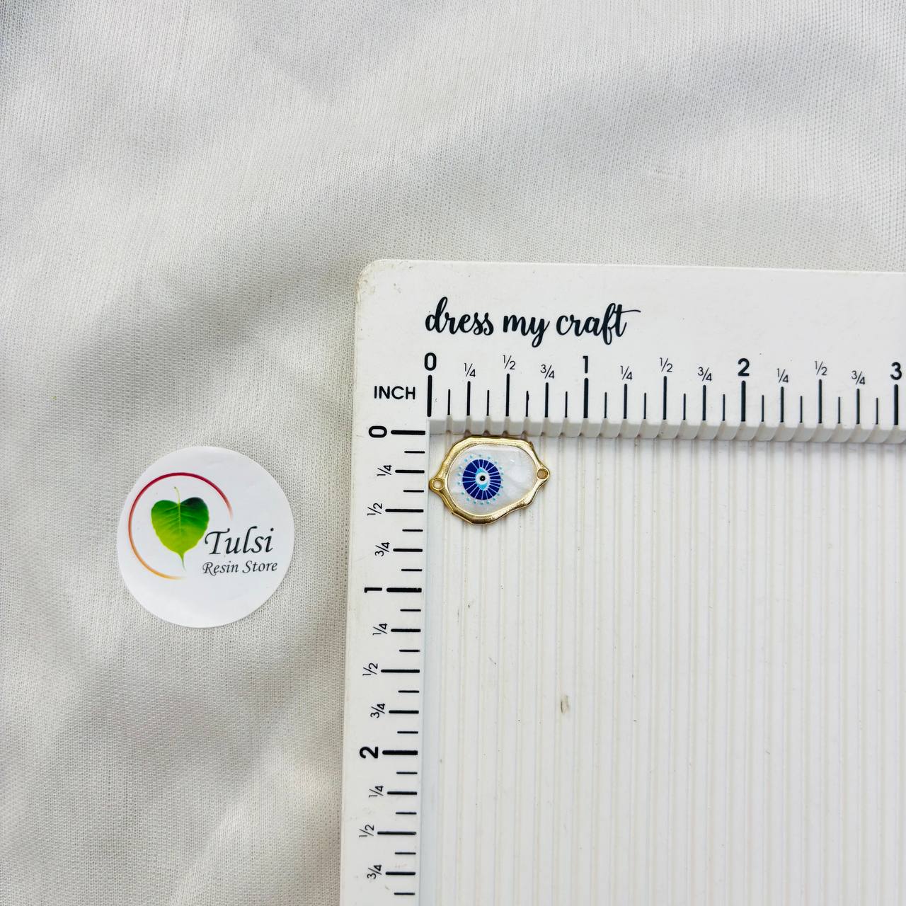 Evil Eye Charm With Two Hooks - O