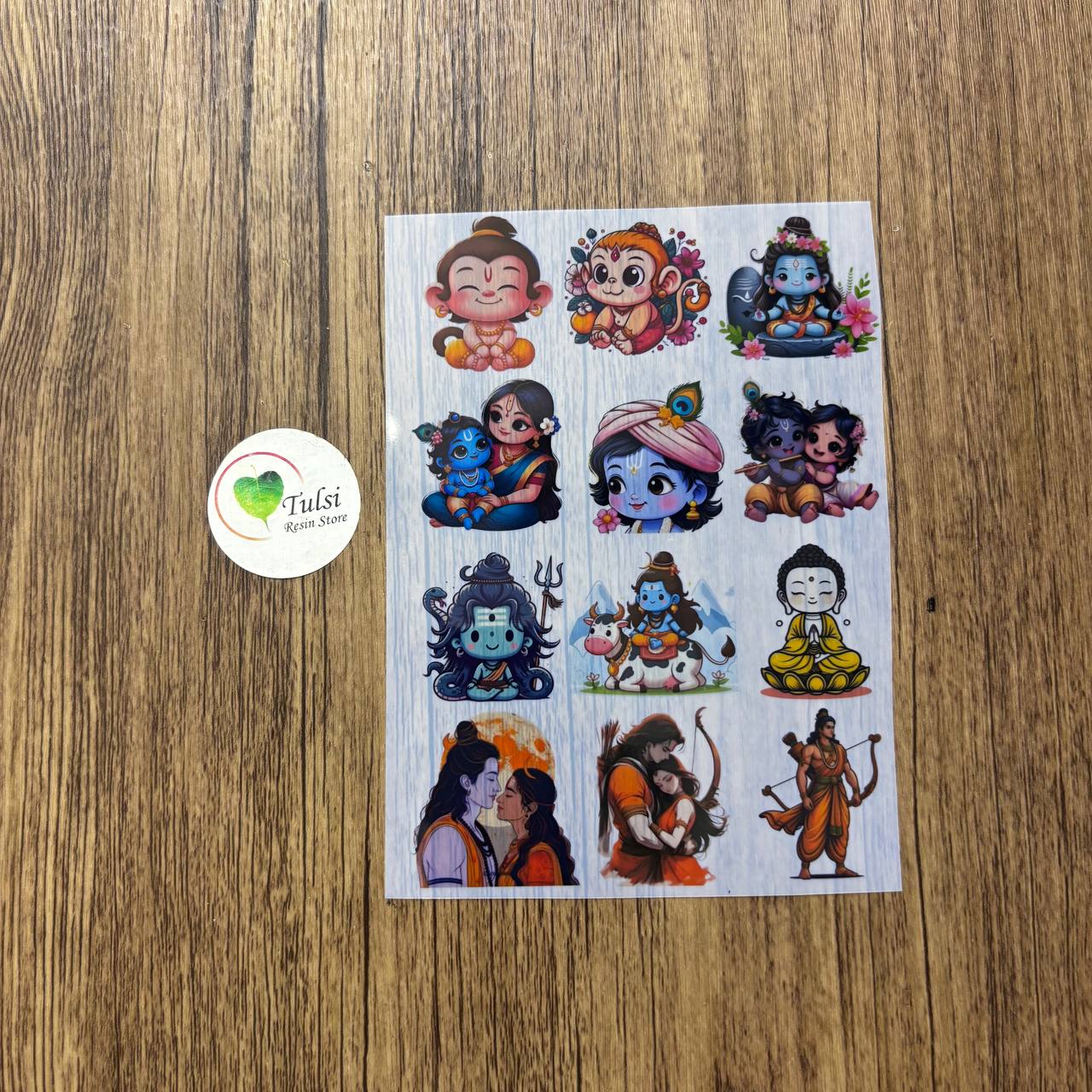 A6 Insert Sheet - God Idols (A)