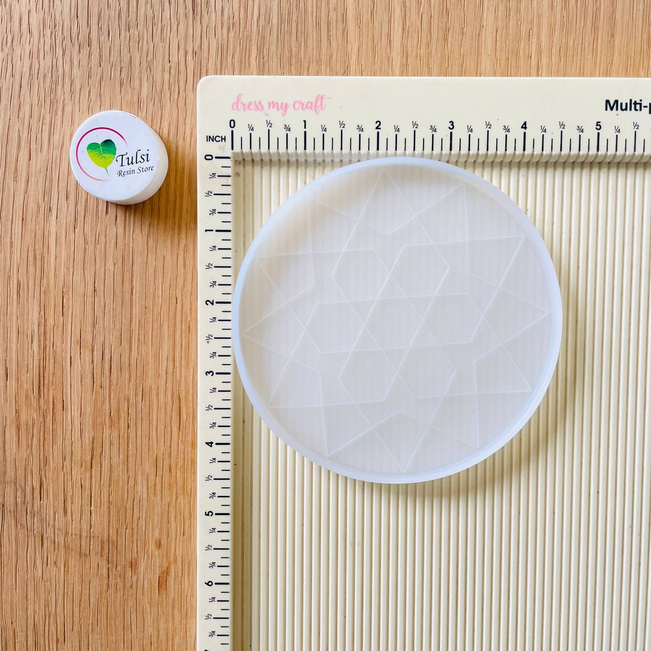 3 Pcs Texture Coaster Mould (A)