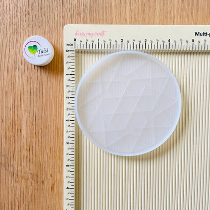 3 Pcs Texture Coaster Mould (A)