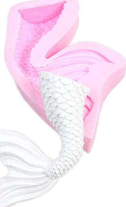 Pink Mermaid Tail Mould