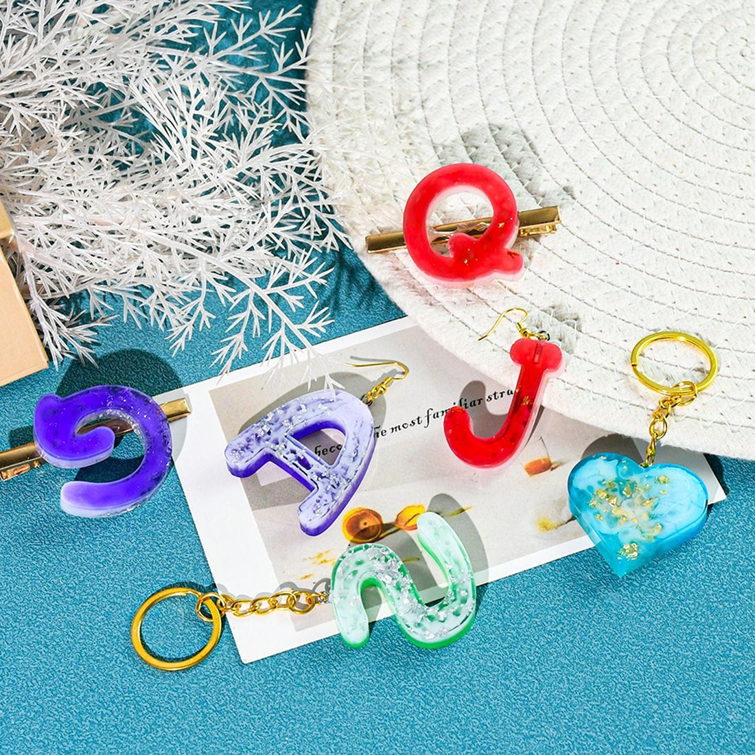 Kawaii Back Alphabet Mould