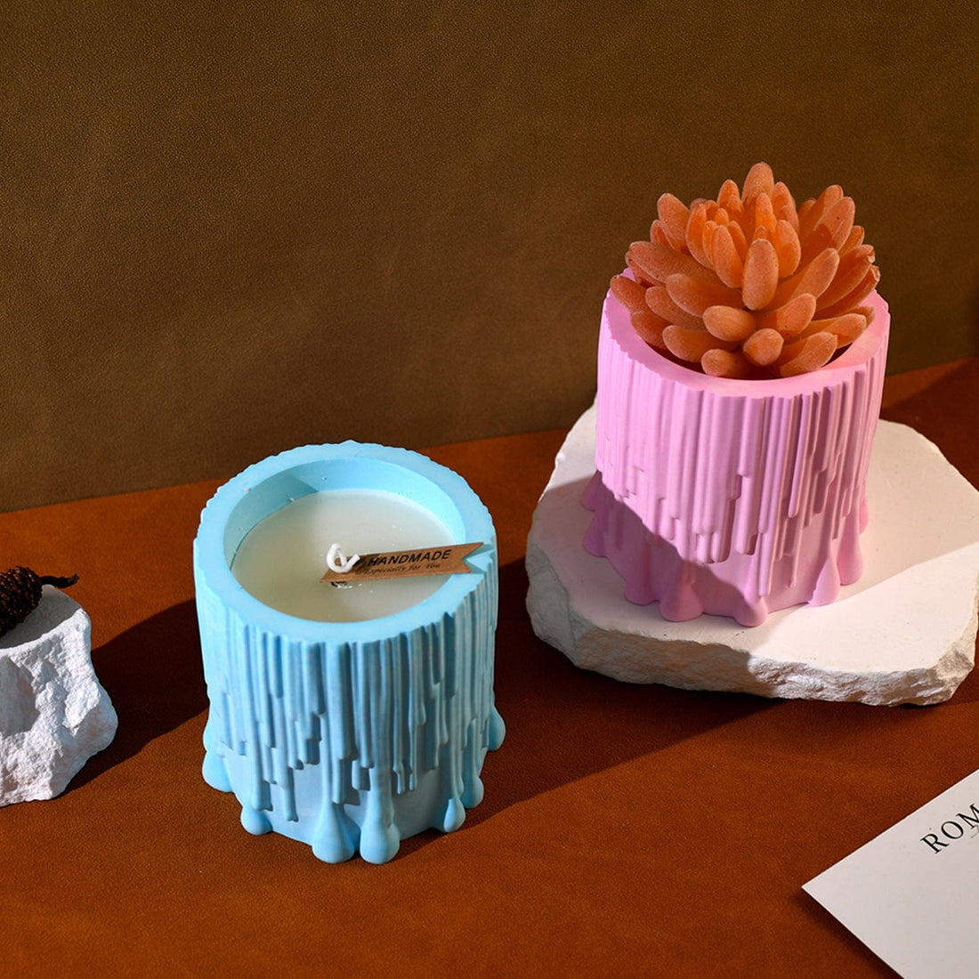 Tree Stump Candle Holder Mould