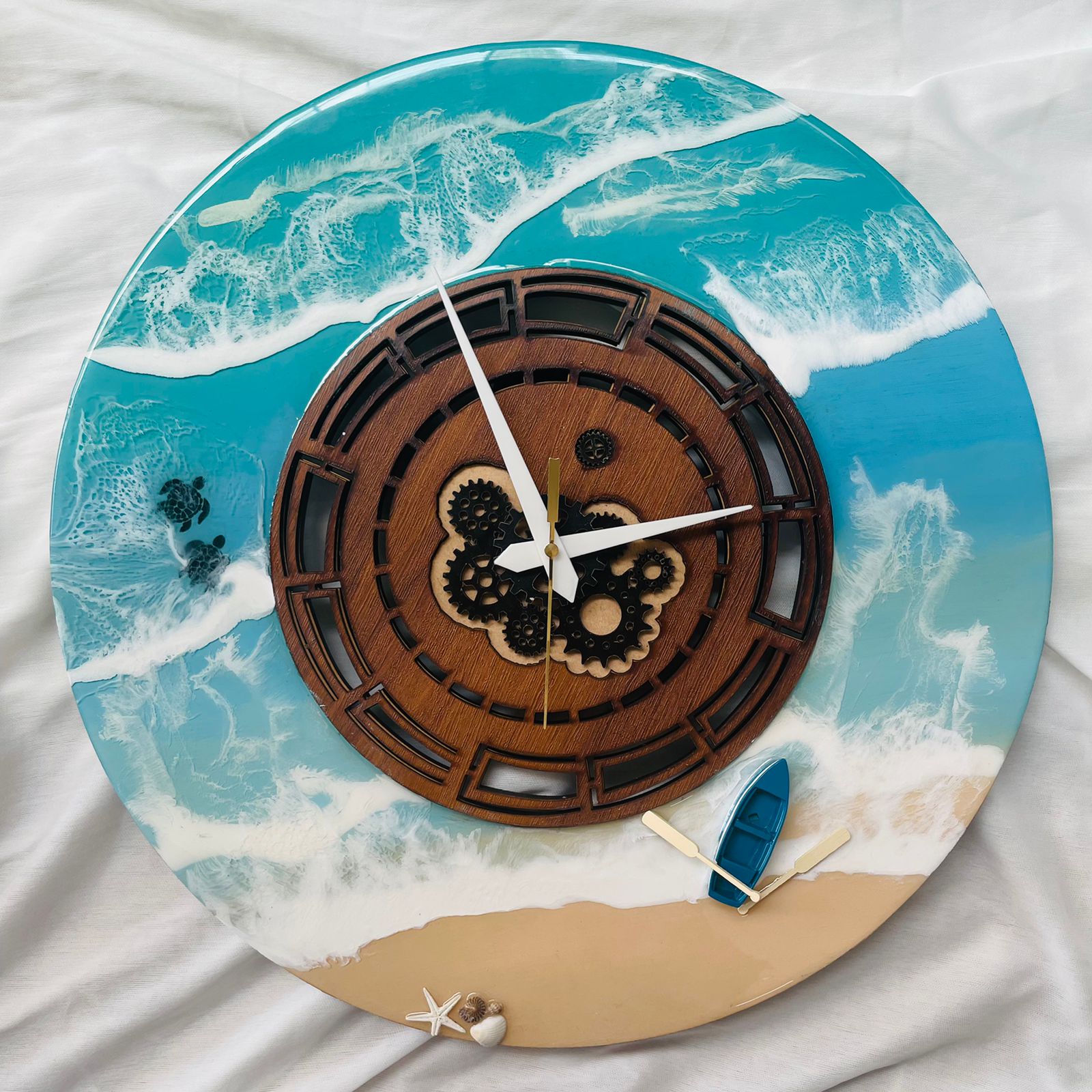 3D Gear Clock set-Design B