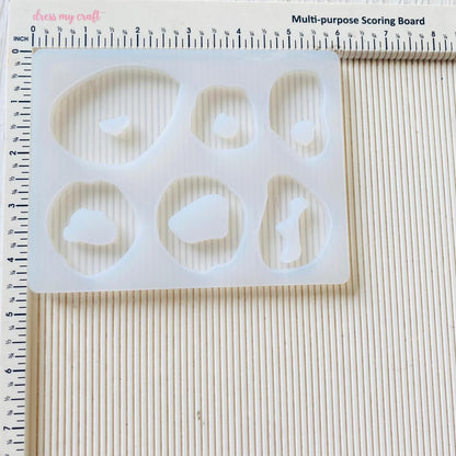 6 in 1 Agate Pendant Mould