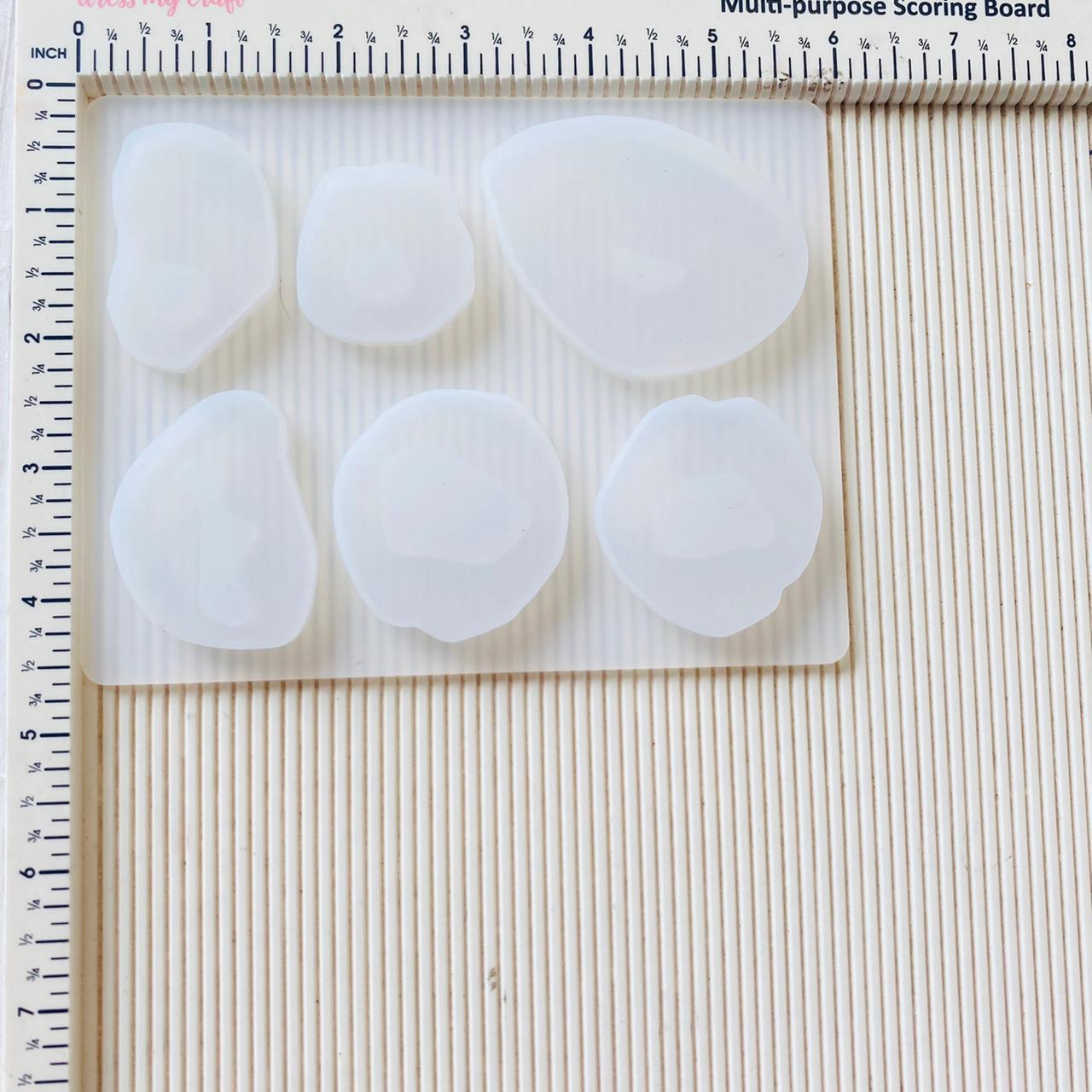 6 in 1 Agate Pendant Mould