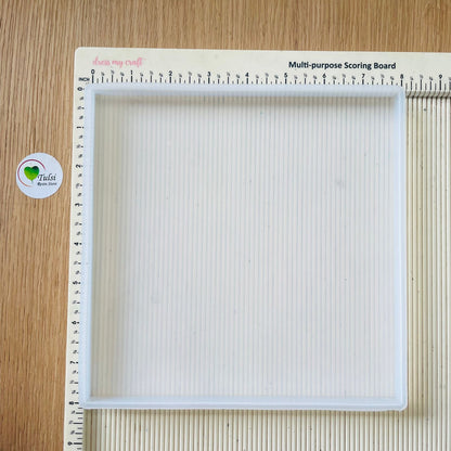 8" Plain Square Tray Mould