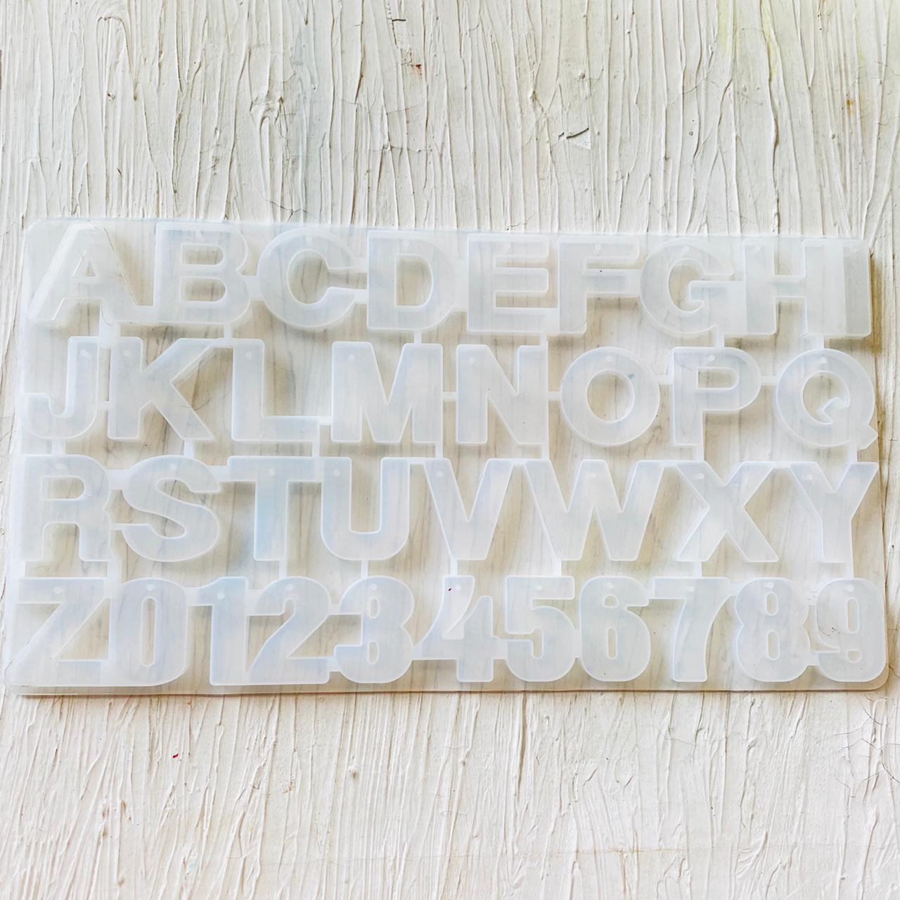 Back Alphabet Hole Mould 2 | Tulsi Resin