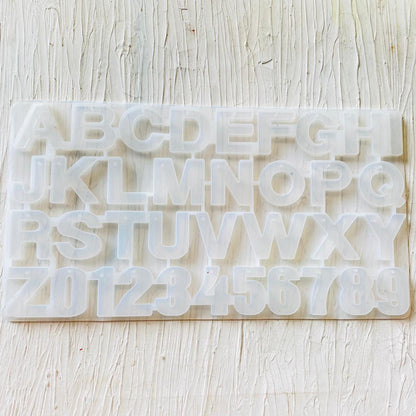 Back Alphabet Hole Mould 2 | Tulsi Resin