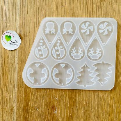 Christmas Theme Earring Mould (A)