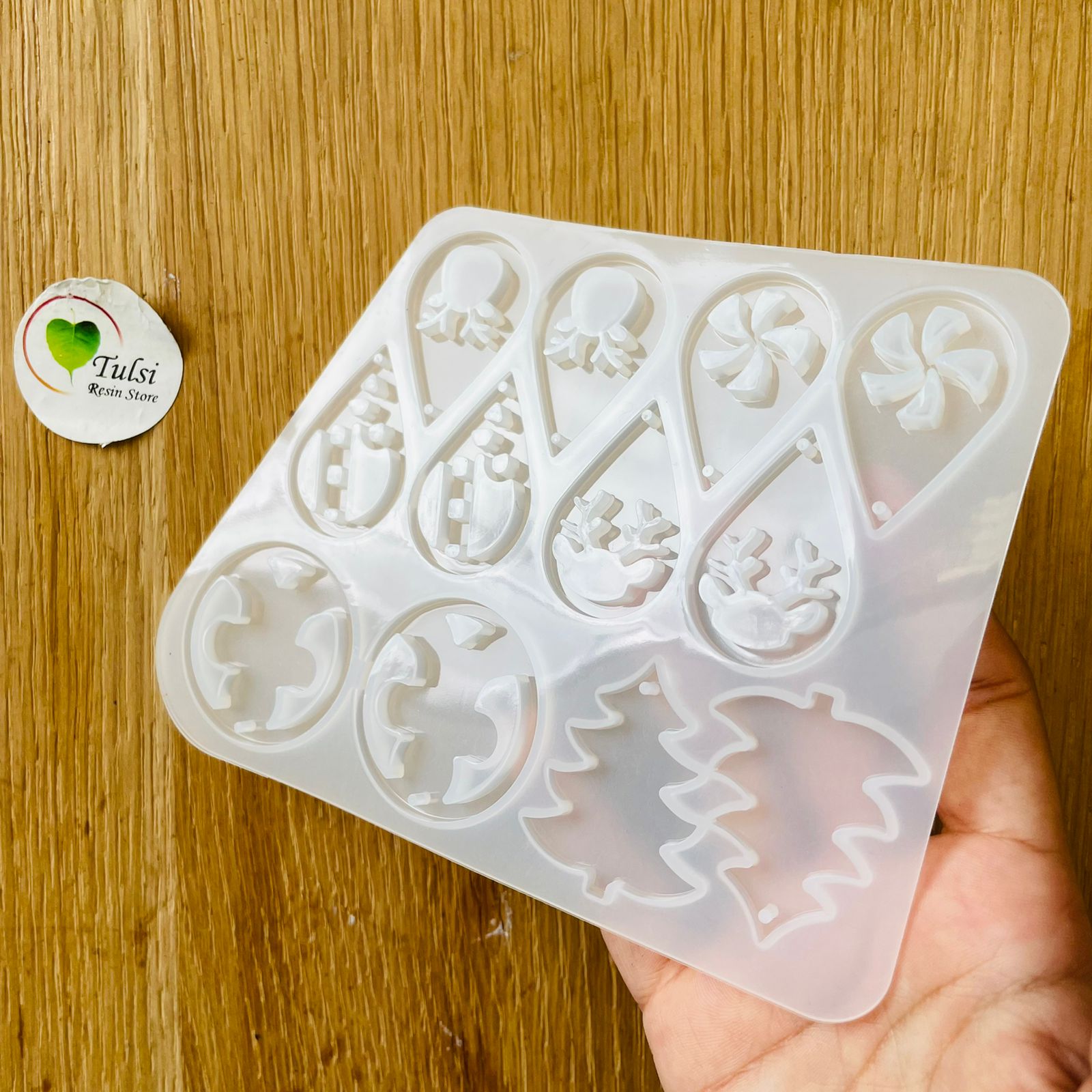 Christmas Theme Earring Mould (A)