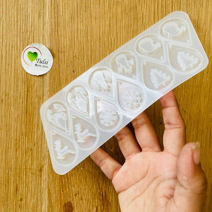 Christmas Theme Earring Mould (B)