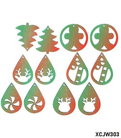 Christmas Theme Earring Mould (A)