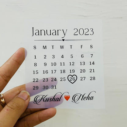 Custom Insert Sheet- Calendar