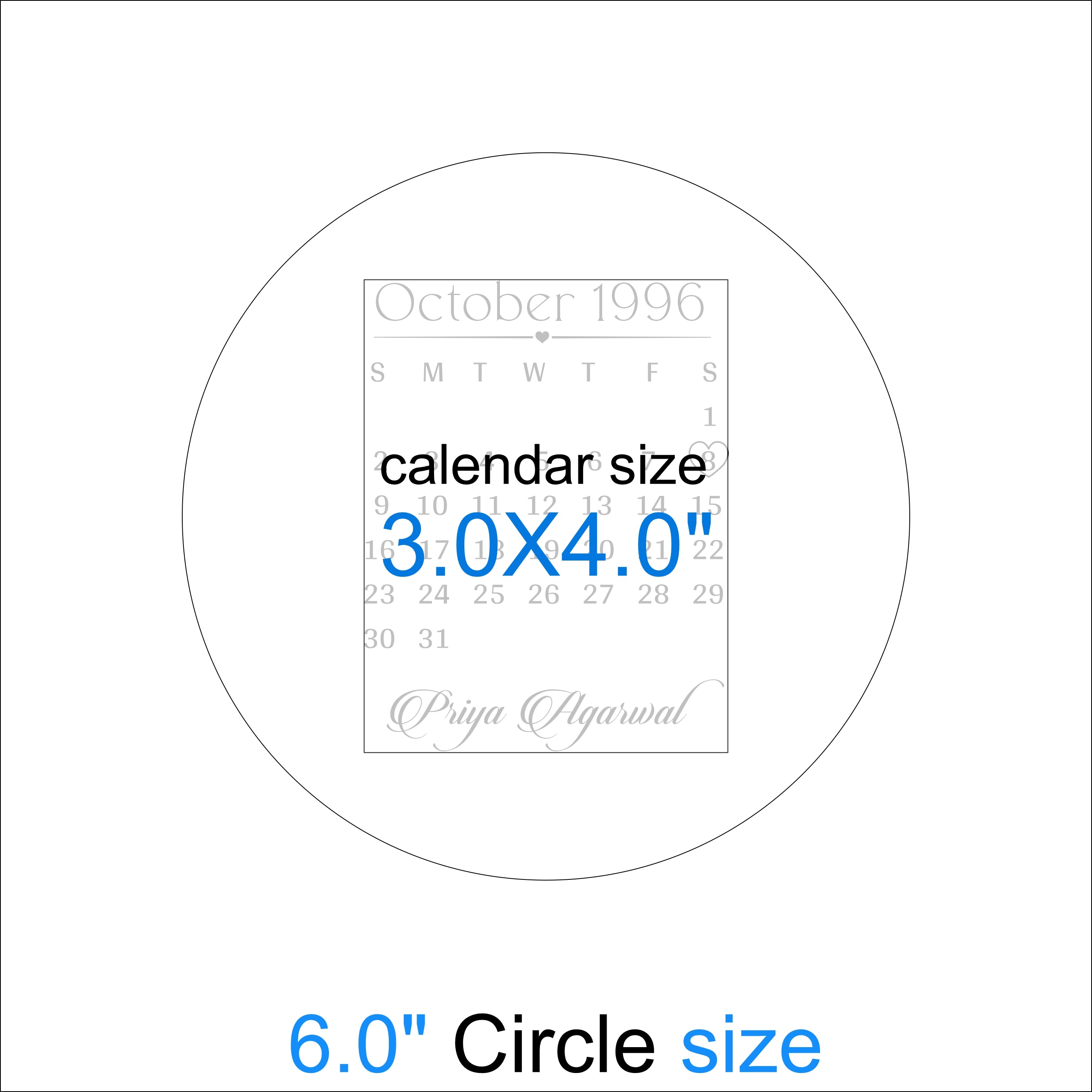 Custom Insert Sheet- Calendar