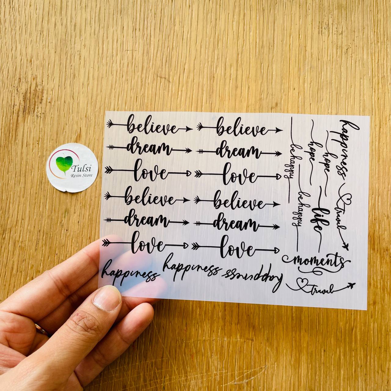 A6 Insert Sheet - Bookmark