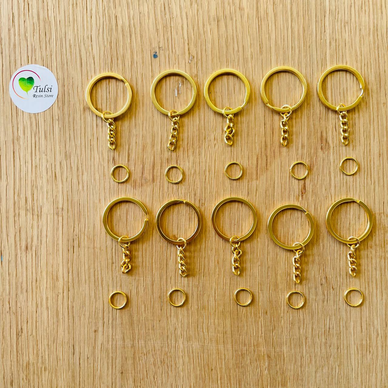 Keychain Ring With Connector (10pc)