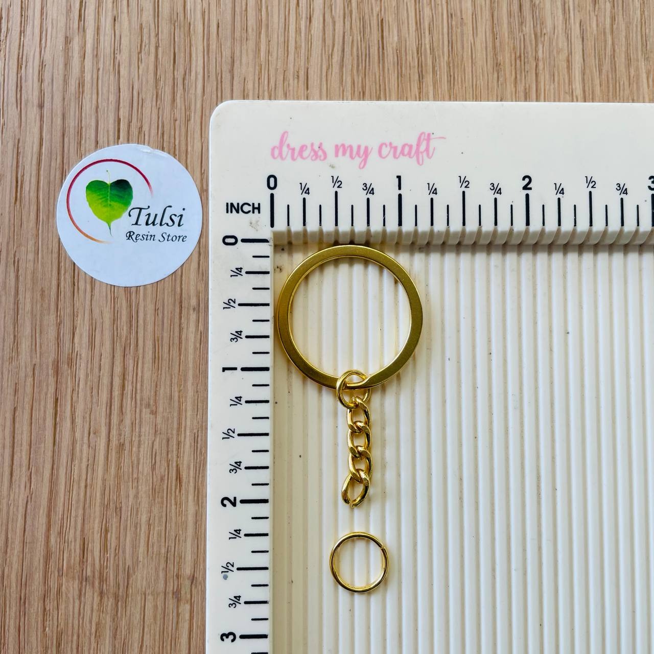 Keychain Ring With Connector (10pc)