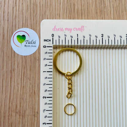 Keychain Ring With Connector (10pc)
