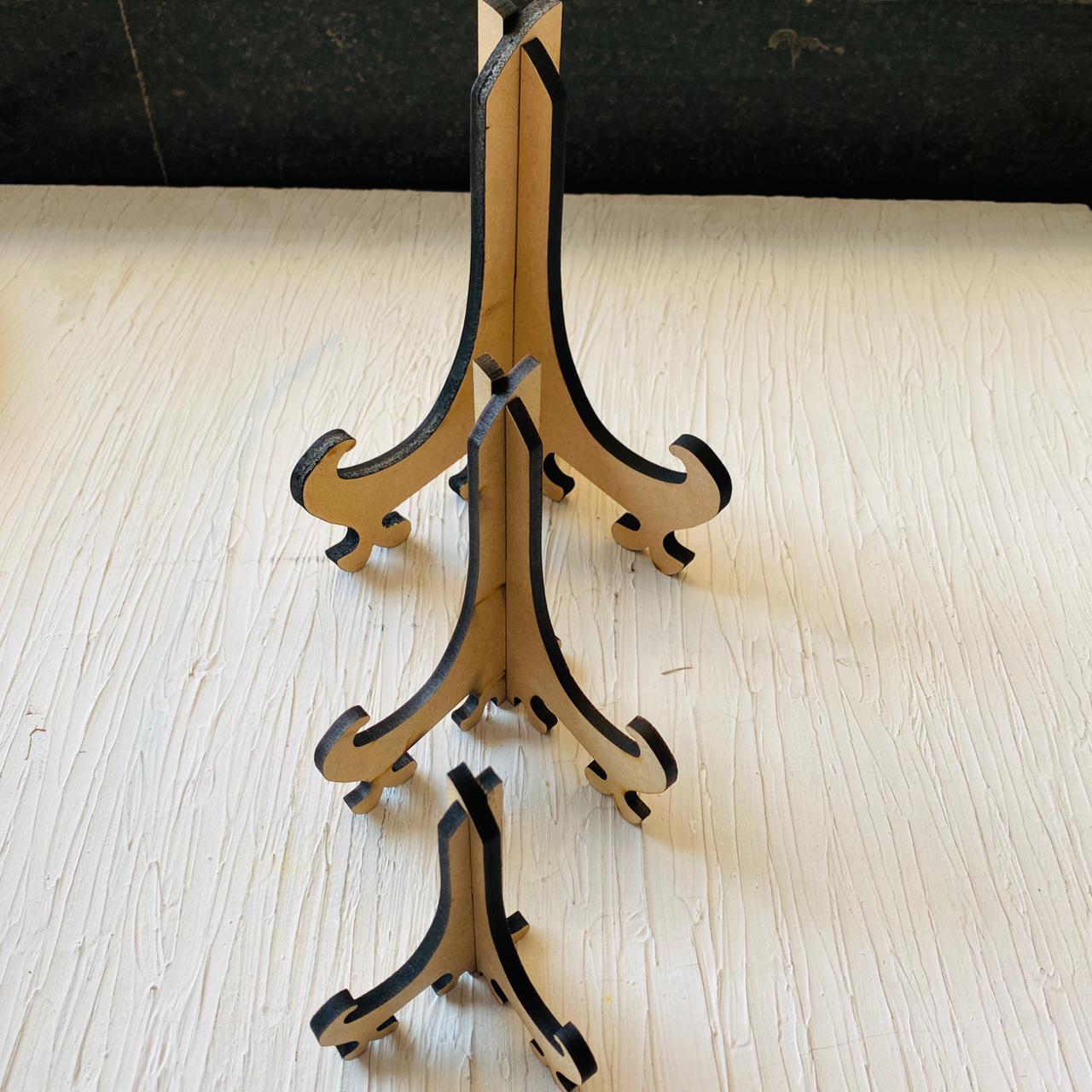 MDF Table Clock Stand