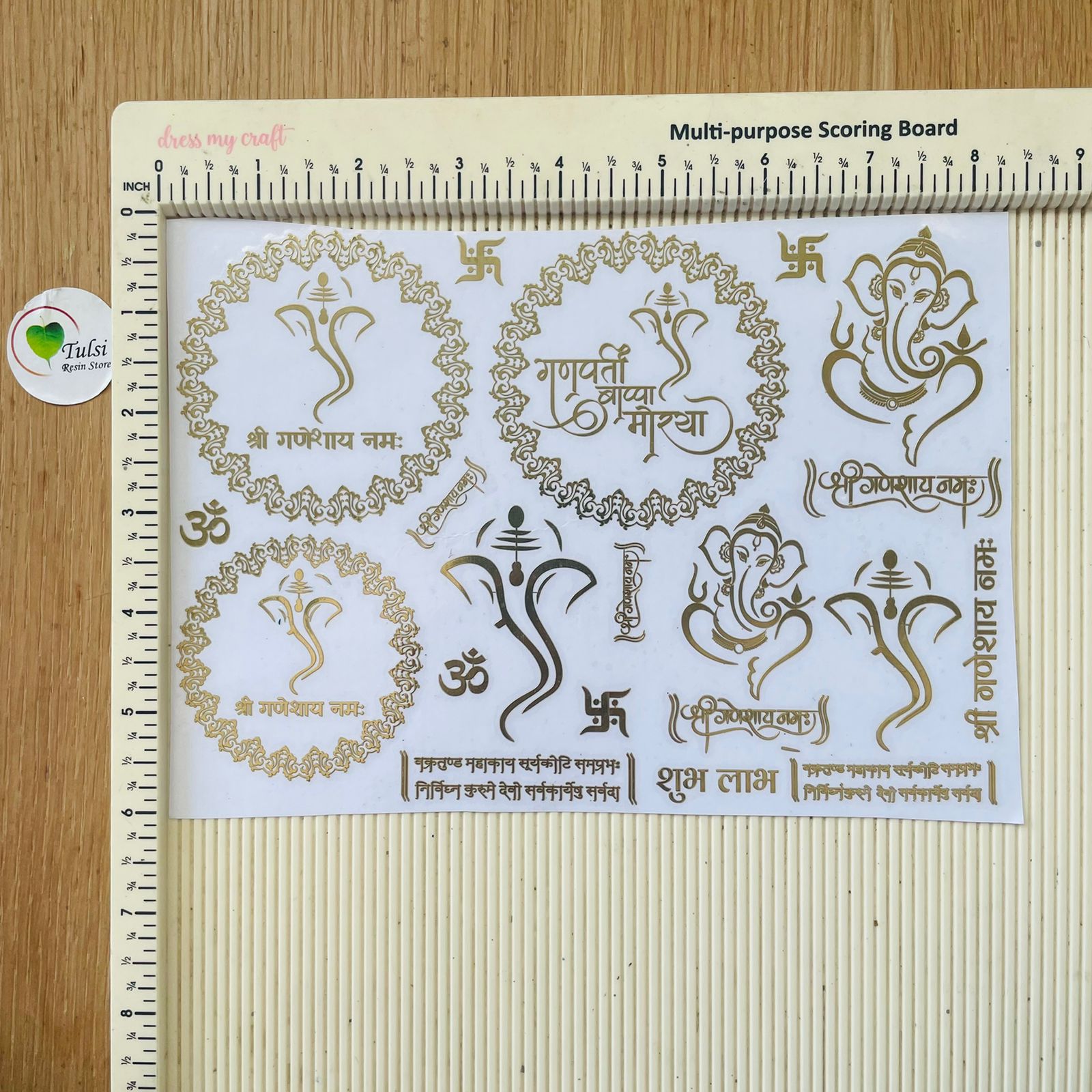 Metal Sticker - A5 Ganesha Mix (B)