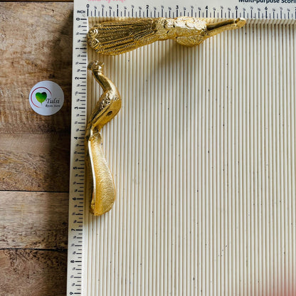 Peacock Metal Tray Handle