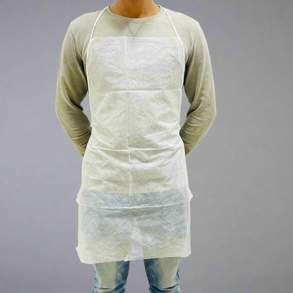 Disposable White Apron (A)