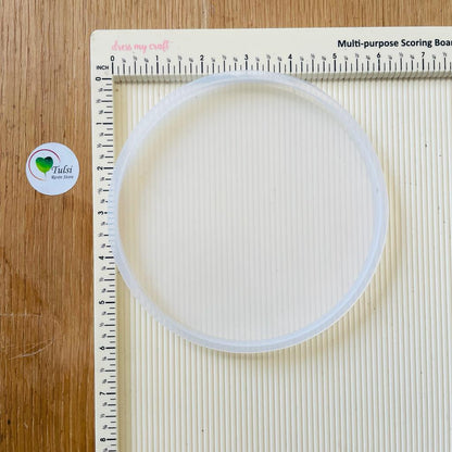 6" Thin Plain Round Coaster Mould