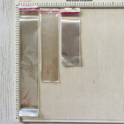 Transparent Plastic - Long (20pcs)