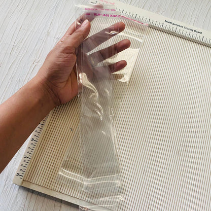 Transparent Plastic - Long (20pcs)