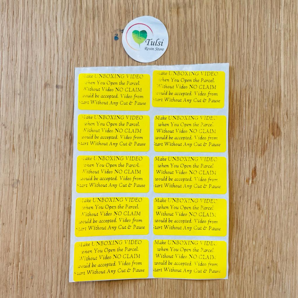 Unboxing Video Sticker - A