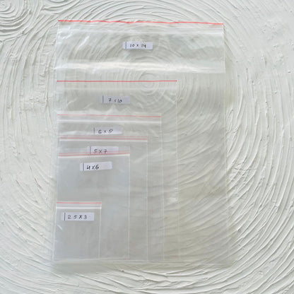 Transparent Ziplock (10 pcs)