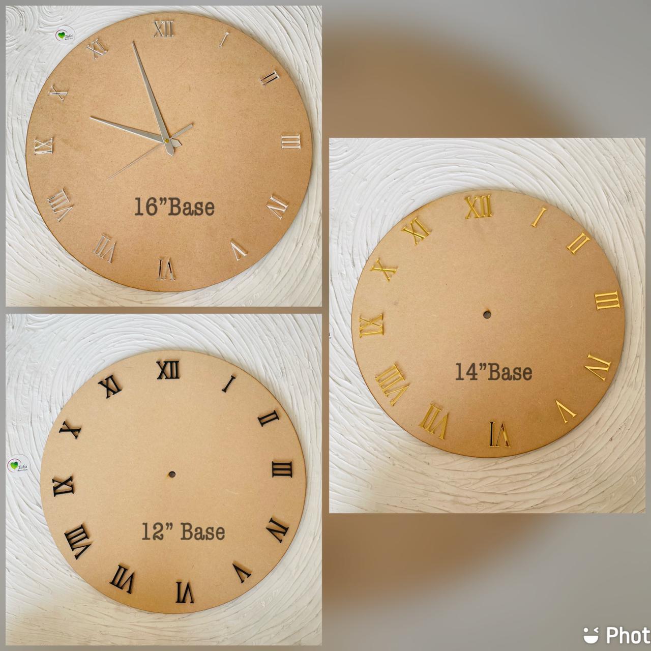 All 1" Roman Numbers