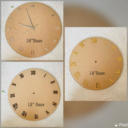 All 1" Roman Numbers