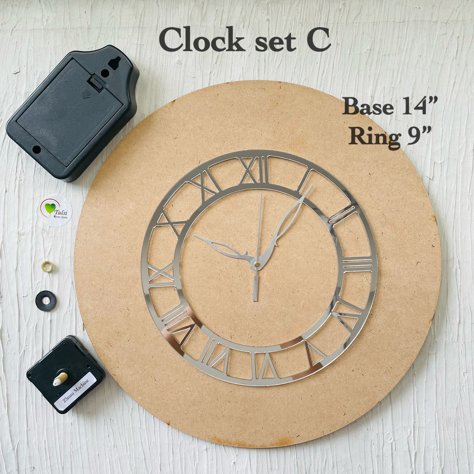 Clock Set With Roman Ring C