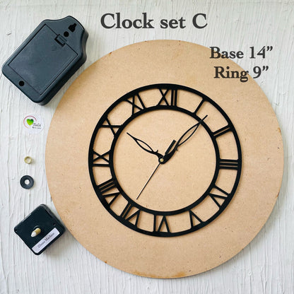 Clock Set With Roman Ring C