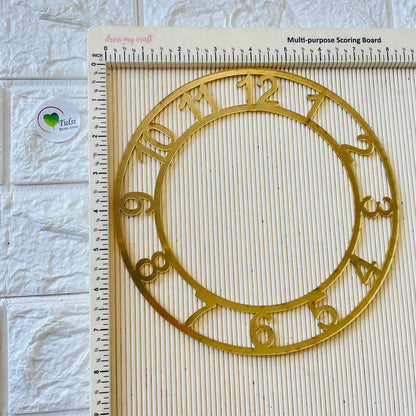 English Number Ring - Round