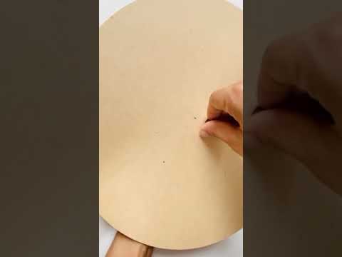 6" Transparent Table Clock Set