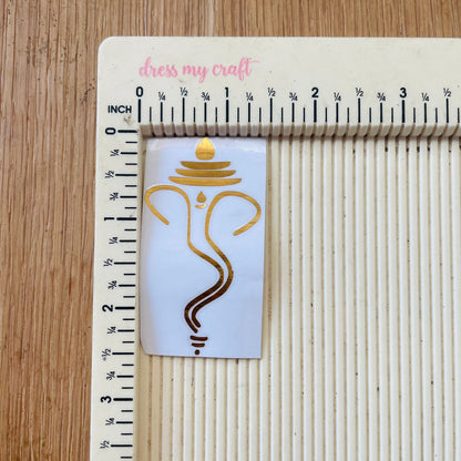 Vinyl Sticker - Big Ganesh Mantra + Idol